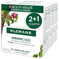 KLORANE KeratinCaps – Sila & vitalita, vlasy a nechty, doplnok stravy 3× 30 kapsúl - Doplnok stravy
