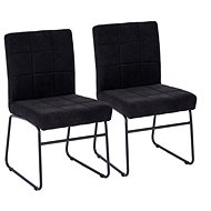Jedálenská stolička NORDIC SIMPLE čierna, set 2 ks - Jedálenská stolička