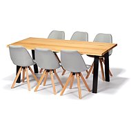 Jedálenský stôl SOFIA, dub masív, 190 × 95 cm, podnož ETARA A - Jedálenský stôl