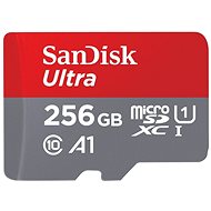 SanDisk microSDXC Ultra 256 GB + SD adaptér