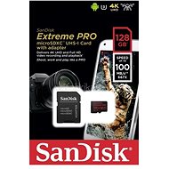 SanDisk micro SDXC 128 GB Extreme Pro A1 UHS-I (V30) + SD adaptér