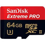 SanDisk MicroSDXC 64GB Extreme Pro UHS-II (U3) + čítačka USB 3.0