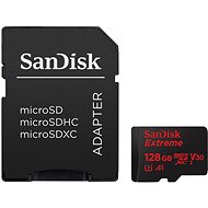 SanDisk micro SDXC 128 GB Extreme A1 UHS-I (V30) + SD adaptér