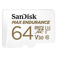 Pamäťová karta SanDisk microSDXC 64GB Max Endurance + SD adaptér