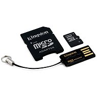 Kingston micro SDHC 32 GB Class 10 + SD adaptér a USB čítačka
