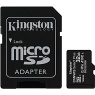 Kingston Canvas Select Plus micro SDHC 32GB Class 10 UHS-I + SD adaptér - Pamäťová karta