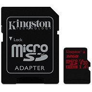 Kingston Canvas React microSDHC 32 GB A1 UHS-I V30 + SD adaptér