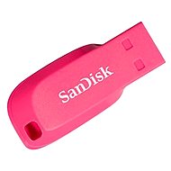 SanDisk Cruzer Blade 64 GB elektricky ružová - USB kľúč