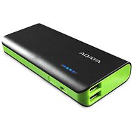 ADATA PT100 Power Bank 10 000 mAh čierno-zelený