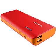 ADATA PT100 Power Bank 10 000 mAh červeno-oranžový