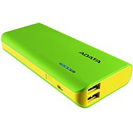 ADATA PT100 Power Bank 10 000 mAh zeleno-žltý