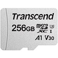 Transcend microSDXC 300S 256 GB + SD adaptér - Pamäťová karta