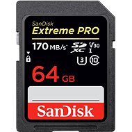 SanDisk SDXC 64 GB Extreme Pro UHS-I (V30) U3 - Pamäťová karta