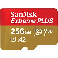 Pamäťová karta SanDisk microSDXC 256GB Extreme PLUS + Rescue PRO Deluxe + SD adaptér