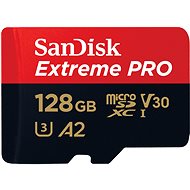 SanDisk microSDXC 128GB Extreme PRO + Rescue PRO Deluxe + SD adaptér - Pamäťová karta