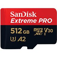 SanDisk microSDXC 512GB Extreme PRO + Rescue PRO Deluxe + SD adaptér - Pamäťová karta