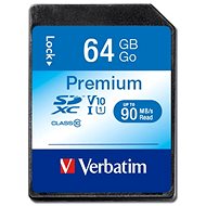 Pamäťová karta VERBATIM Premium SDXC 64 GB UHS-I V10 U1