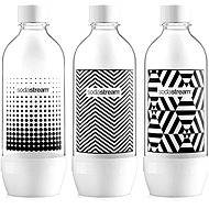 SodaStream - Fľaša, Trojbalenie, 1 l, biela a čierna - Náhradná fľaša
