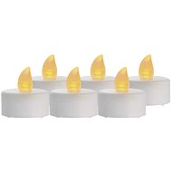 EMOS LED - Dekorácia , 6× čajová sviečka biela, 6× CR2032, vnútorná, vintage - Vianočná sviečka