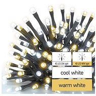 EMOS LED vianočná reťaz, 8 m, vonkajšia aj vnútorná, teplá/studená biela, časovač - Svetelná reťaz