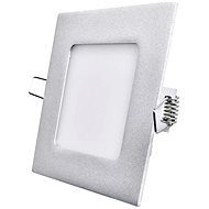 EMOS LED panel 120 × 120, štvorcový vstavaný strieborný, 6 W neutrálna biela - LED panel
