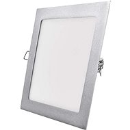 EMOS LED panel 225 × 225, štvorcový vstavaný strieborný, 18 W neutrálna biela - LED panel