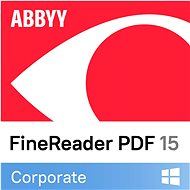 ABBYY FineReader PDF 15 Corporate, 1 rok, GOV/EDU (elektronická licencia) - Kancelársky softvér
