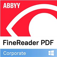 ABBYY FineReader PDF Corporate, 3 roky, GOV/EDU (elektronická licencia) - Kancelársky softvér