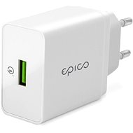 Epico 18W QC 3.0 sieťová nabíjačka – biela - Nabíjačka do siete
