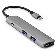 Epico USB Type-C Hub Multi-Port 4K HDMI – space grey/black - Replikátor portov