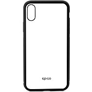Epico Glass Case na iPhone XS Max – transparentný/čierny - Kryt na mobil