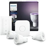 Philips Hue White and Color ambiance 6.5W GU10 starter kit