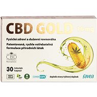 Favea CBD Gold 10 mg 30 toboliek - Doplnok stravy