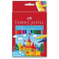 Faber-Castell Castle okrúhle, 12 farieb - Fixky