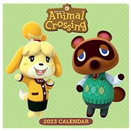 Oficiální nástěnný kalendář 2023 Nintendo: Animal Crossing s plakátem - Nástěnný kalendář