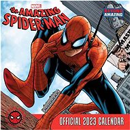 Oficiální nástěnný kalendář 2023 Marvel: Spiderman s plakátem  - Nástěnný kalendář