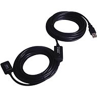 Dátový kábel PremiumCord USB 2.0 repeater 25 m predlžovací - Datový kabel