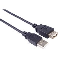 PremiumCord USB 2.0 predlžovací 2 m čierny - Dátový kábel