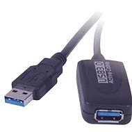 Dátový kábel PremiumCord USB 3.0 repeater 5 m predlžovací