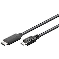 Dátový kábel PremiumCord USB 3.1 Type-C (USB-C) (F) prepojovací USB 2.0 Micro-B (M) 0,6 m