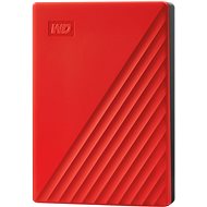 Externý disk WD My Passport 4TB, červený