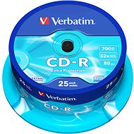Verbatim CD-R DataLife Protection 80 m/700 MB 52× balenie 25 ks Cake-Box - Médium