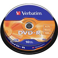 Médium Verbatim DVD-R 16×, 10 ks Cake-Box
