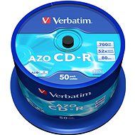 VERBATIM CD-R 80 52× CRYST. spindl 50pck/BAL - Médium