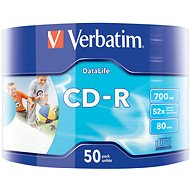 VERBATIM CD-R 700MB, 52x, wrap 50 ks - Médium