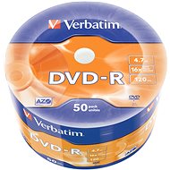 Médium VERBATIM DVD-R AZO 4.7 GB, 16×, wrap 50 ks