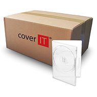 COVER IT box:2 DVD super 14 mm číry – kartón 100 ks - Obal na CD/DVD