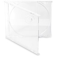 COVER IT Krabička na 1 ks – číra (transparent), 10mm, 10ks/bal - Obal na CD/DVD