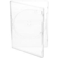 COVER IT Škatuľka na 1 ks - číra (transparentná), 14 mm, 10 ks/bal - Obal na CD/DVD