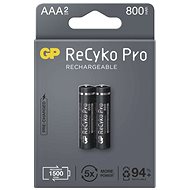Nabíjateľná batéria Nabíjacia batéria GP ReCyko Pro Professional AAA (HR03), 2 ks